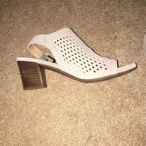 cute tan Franco Sarto heels